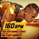 album image Hard Work 160 BPM Non-Stop Running Cadence Military Workout