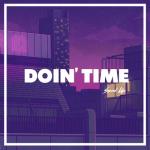 album image doin time (sped up + reverb)