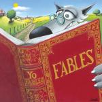 album image Le petit poisson et la grosse mouette Fables