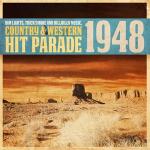 poster Bubbles in My Beer Dim Lights, Thick Smoke and Hillbilly Music, Country & Western Hit Parade 1948