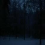 poster dark snowy night dark snowy night