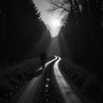 poster Moonlit Path