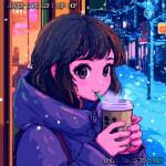 poster Lofi Hip Hop Girl